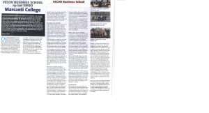 Joyce Dorst over de Business class op het Marcanti College. 